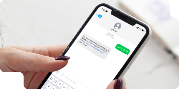 SMS Top-up Illustration